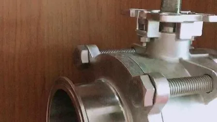 Válvula de esfera soldada de três peças de aço inoxidável ISO SS304/SS316L e válvula de globo Rq0103