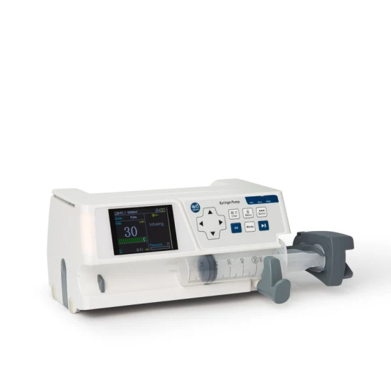 Preço de atacado de fábrica dpmmed de bombas de seringa eletrônicas de infusão seguras de bomba de seringa automática portátil única Sp1