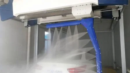 Máquina automática de lavagem automática sem toque de braço único giratório 360º com sistema de secagem